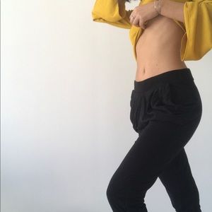 black legging joggers